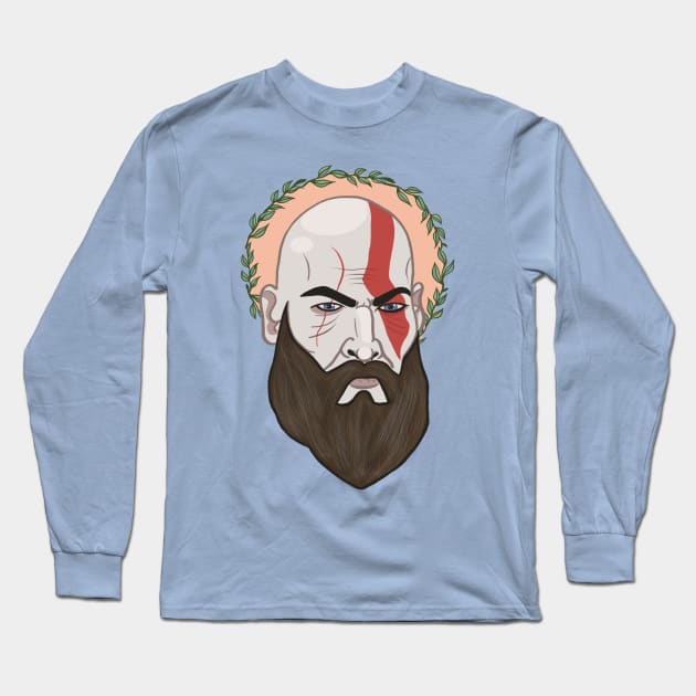 The Holy Ghost of Sparta Long Sleeve T-Shirt by Cosmivee